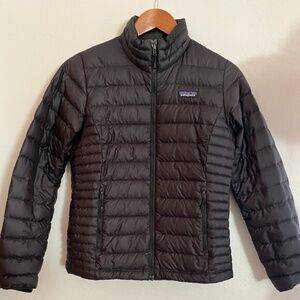 Women’s Patagonia Down Sweater - black, small, preowned